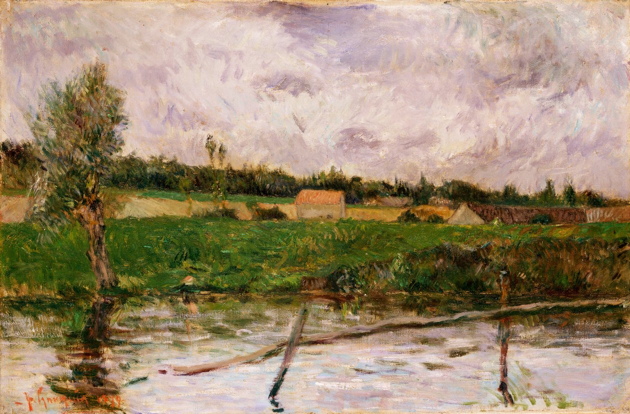 Brittany Kırsal, 1879 by Paul Gauguin