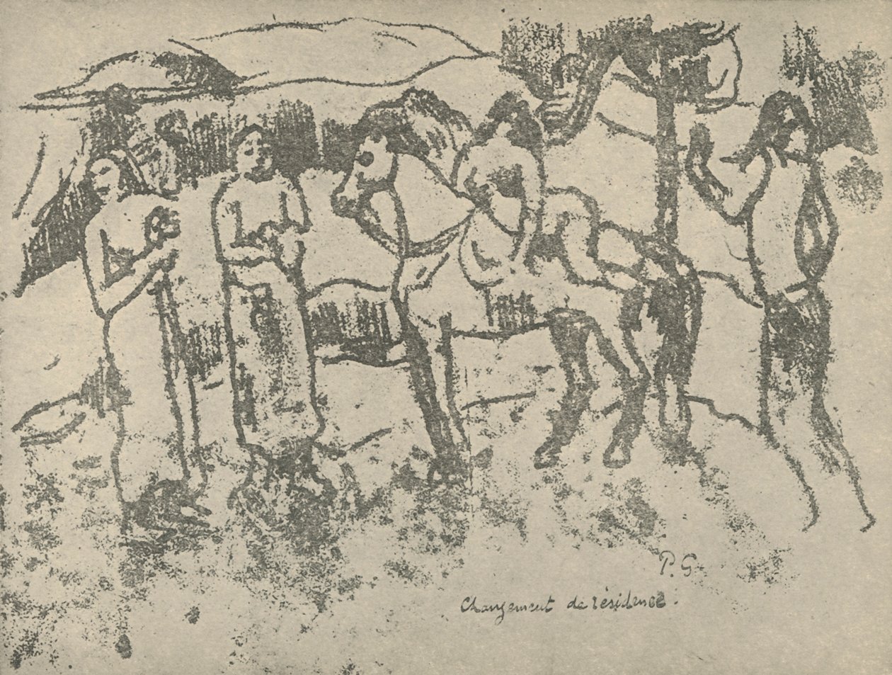 İkamet Değişikliği, 1936 by Paul Gauguin