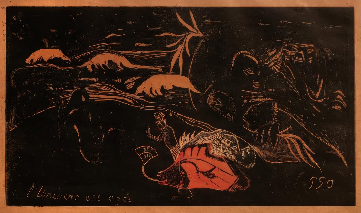 evrenin yaratılışı by Paul Gauguin