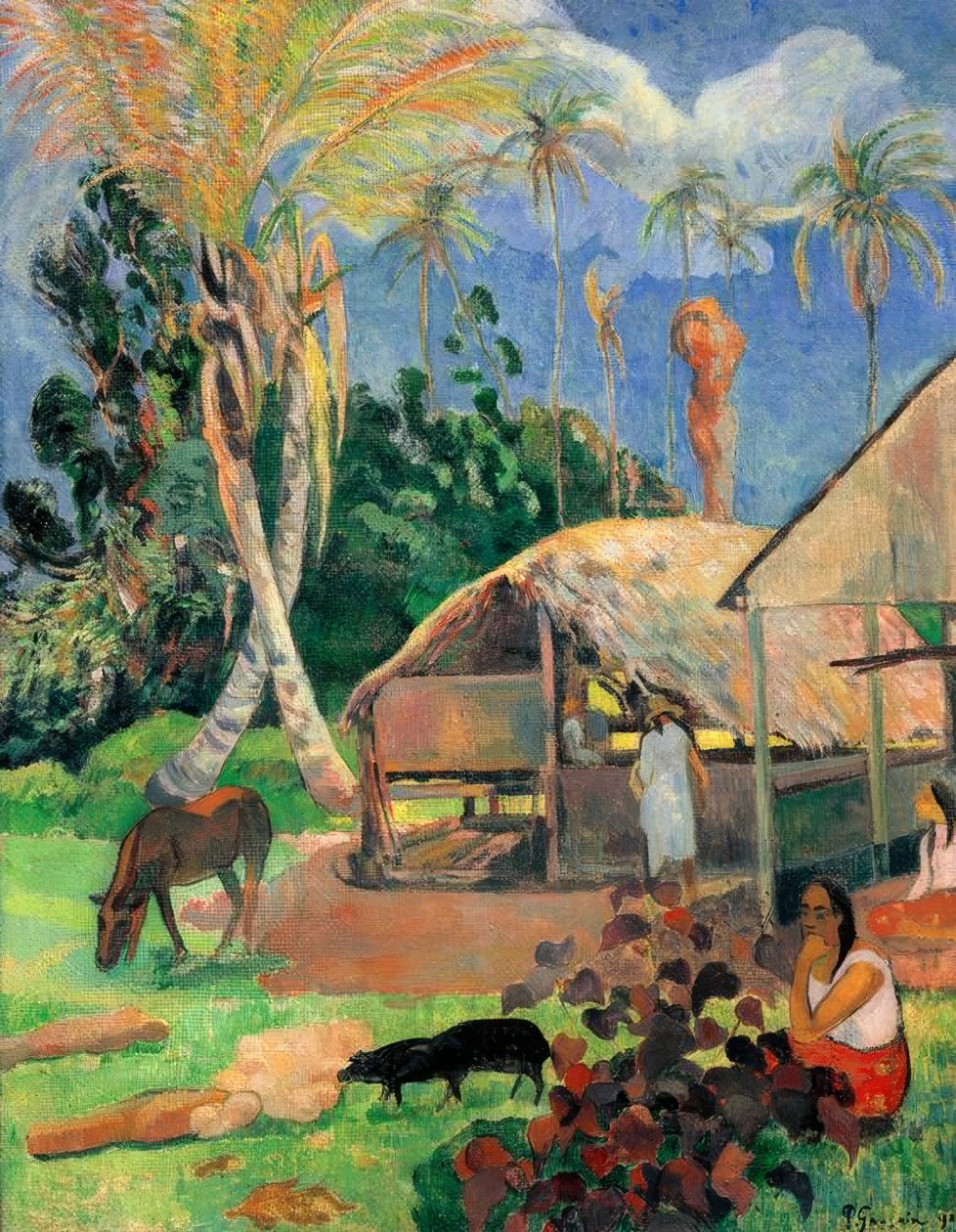 siyah domuzlar by Paul Gauguin