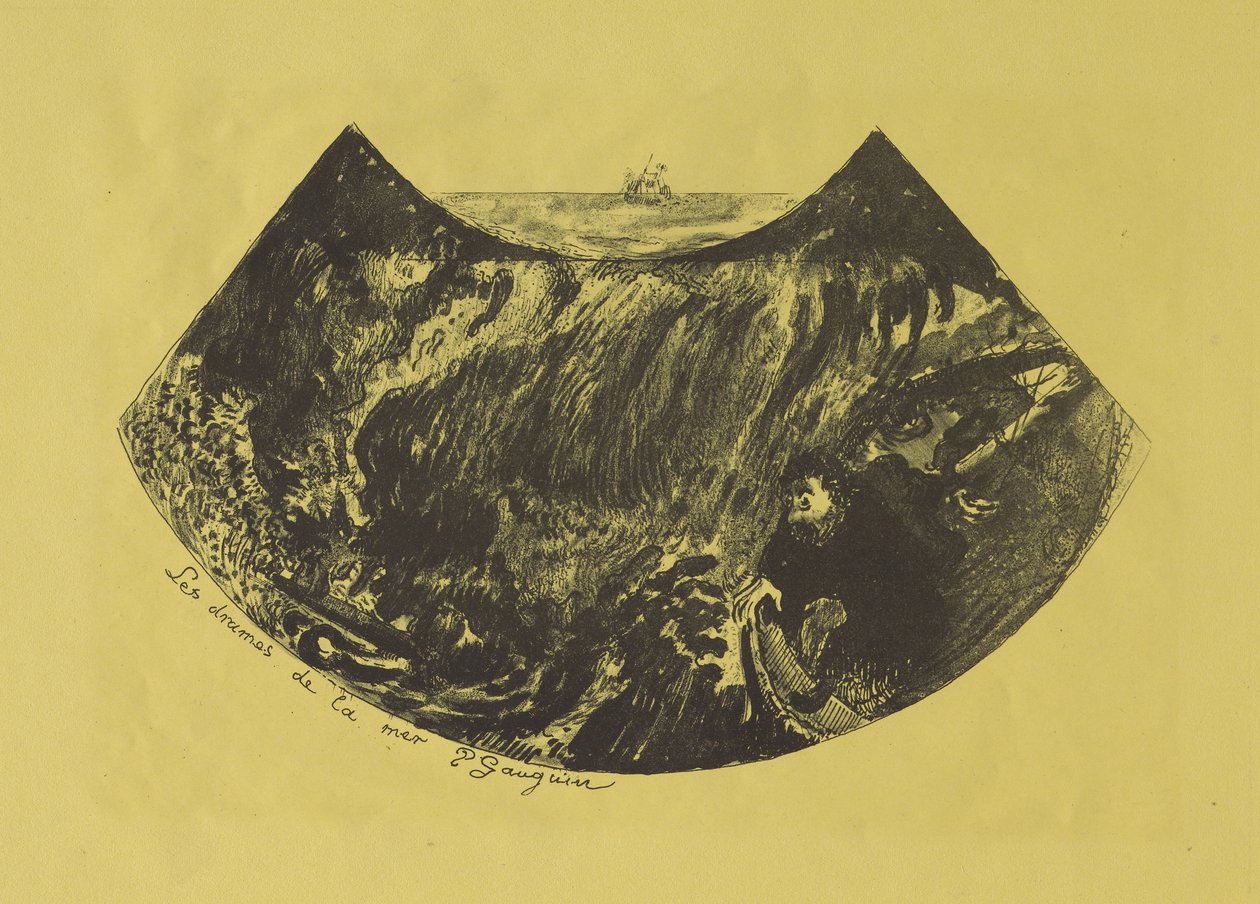Deniz Dramaları: Girdaba Bir İniş, 1889 by Paul Gauguin