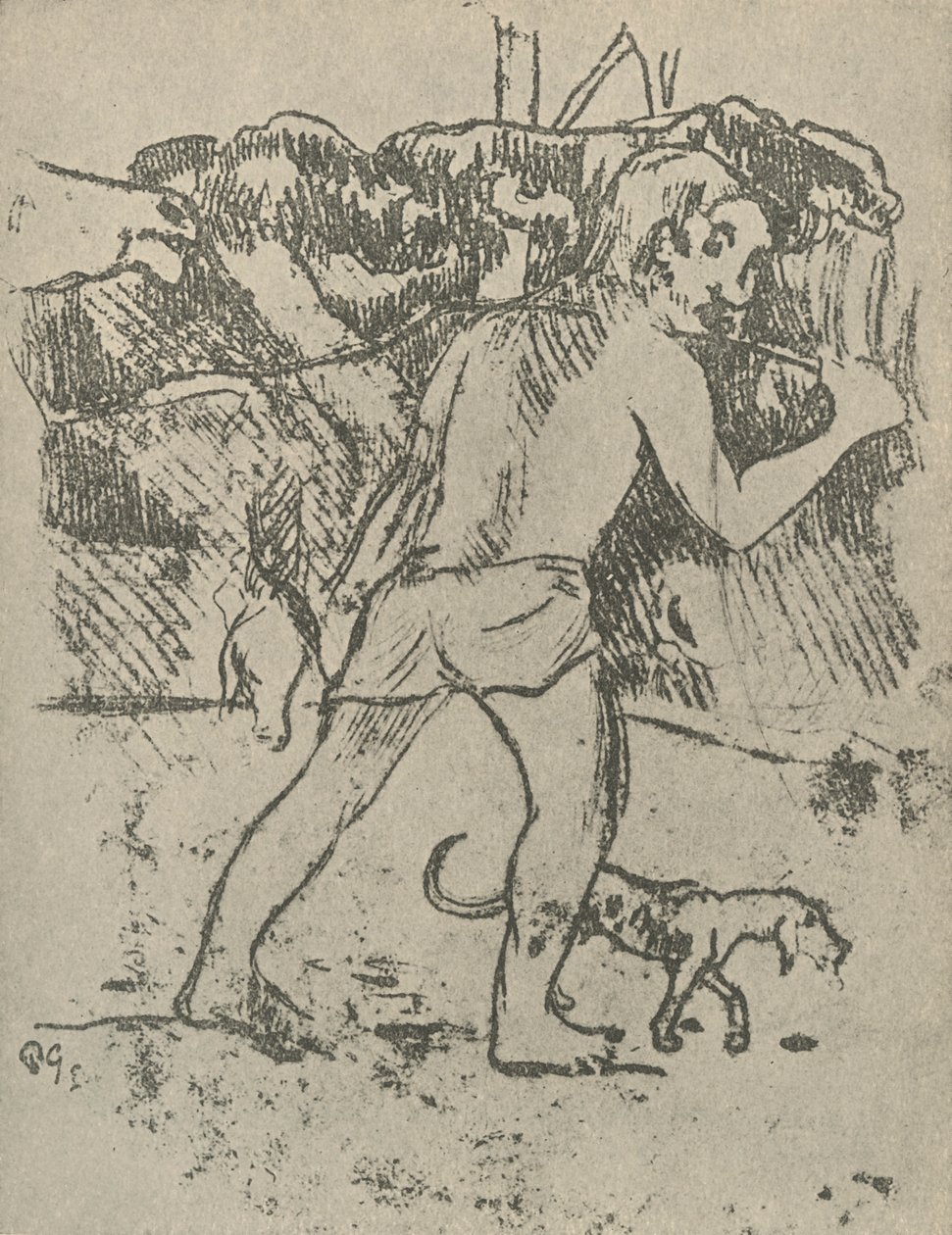 Çizim, 1936 by Paul Gauguin