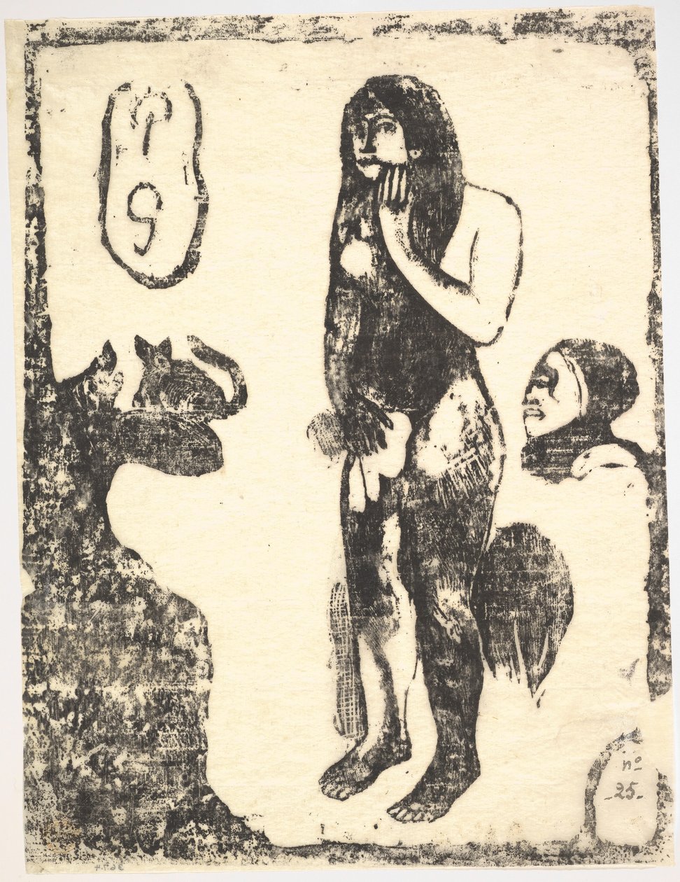 Havva, 1898-99. by Paul Gauguin