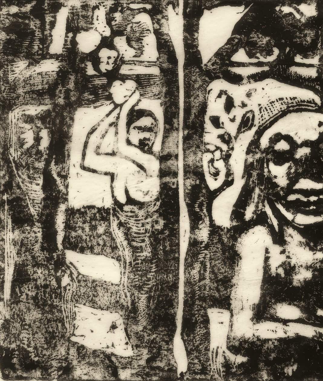 Meyve ve Oviri toplayan kadın by Paul Gauguin