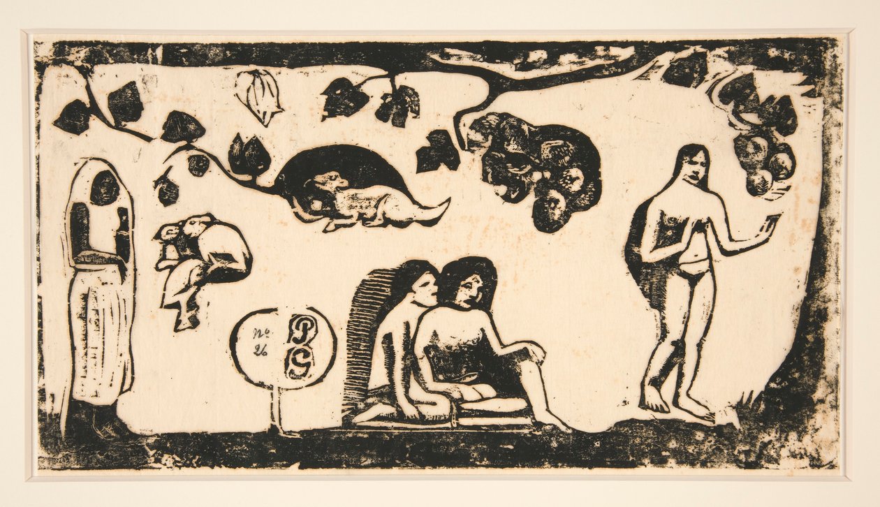 Kadınlar, Hayvanlar ve Yapraklar [Kadınlar, Hayvanlar ve Yapraklar] by Paul Gauguin