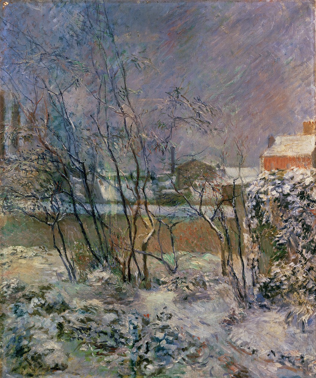 Karda bahçe, 1883 by Paul Gauguin