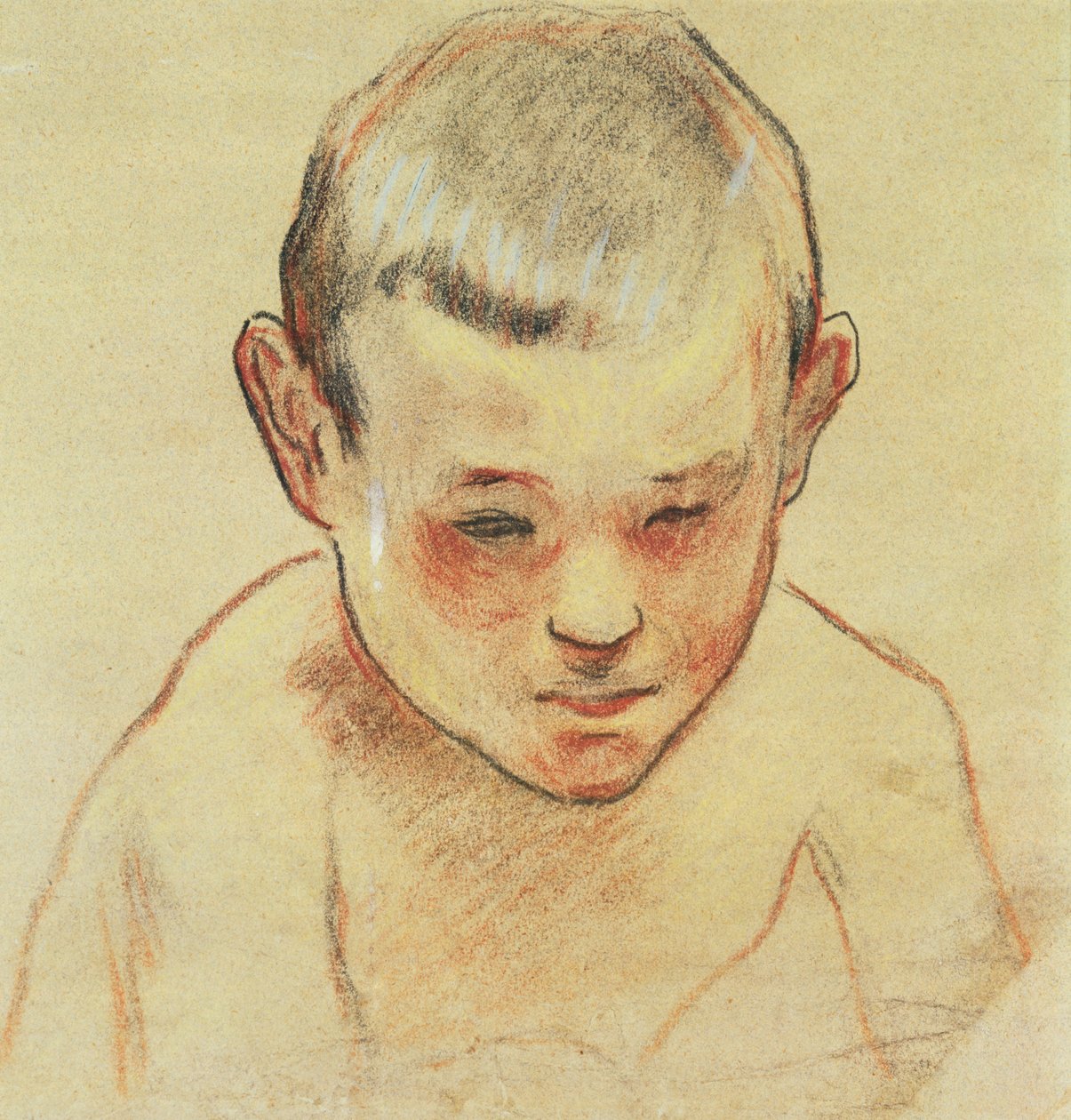 Bir Çocuğun Başı, c.1886-88 by Paul Gauguin