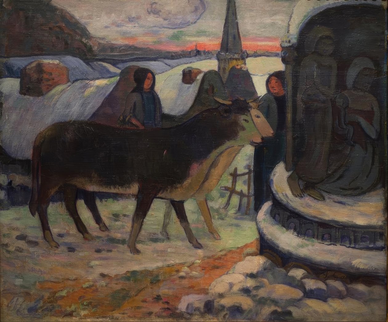 Kutsal Gece (öküzün kutsaması) by Paul Gauguin