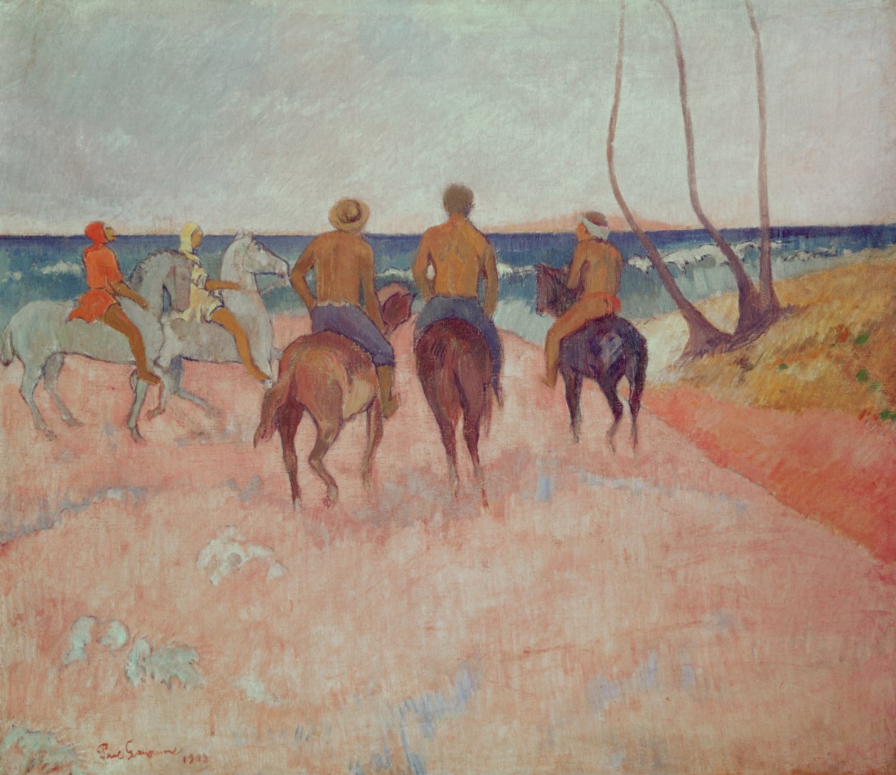 Sahilde Süvari (Hiva Hoa) 1902 by Paul Gauguin