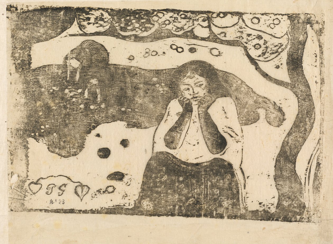 İnsan Hüzün (Miseres humaines) by Paul Gauguin