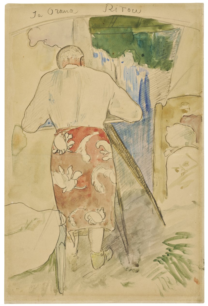 Orana Ritou, c.1891-94 by Paul Gauguin