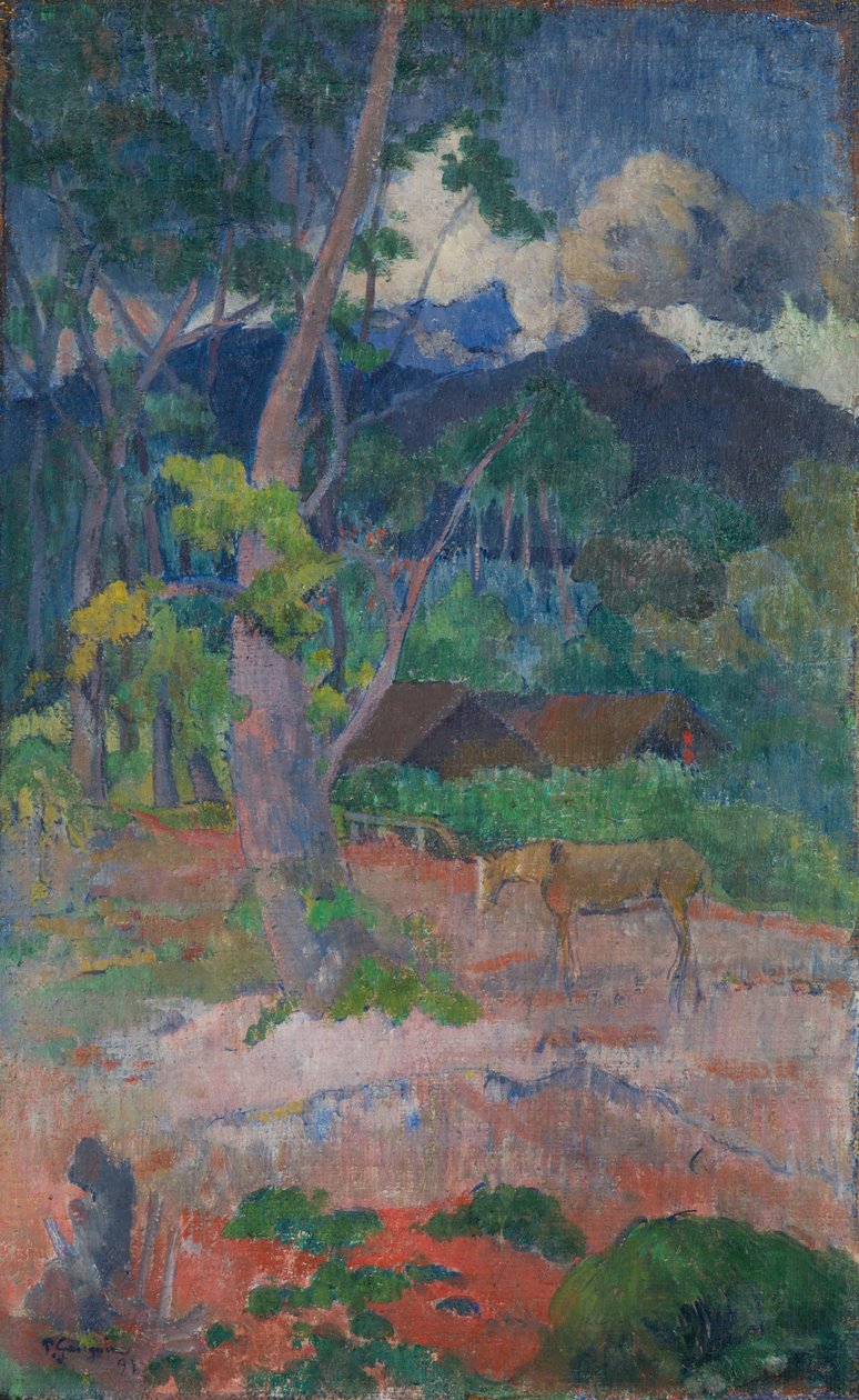 Atlı Manzara by Paul Gauguin