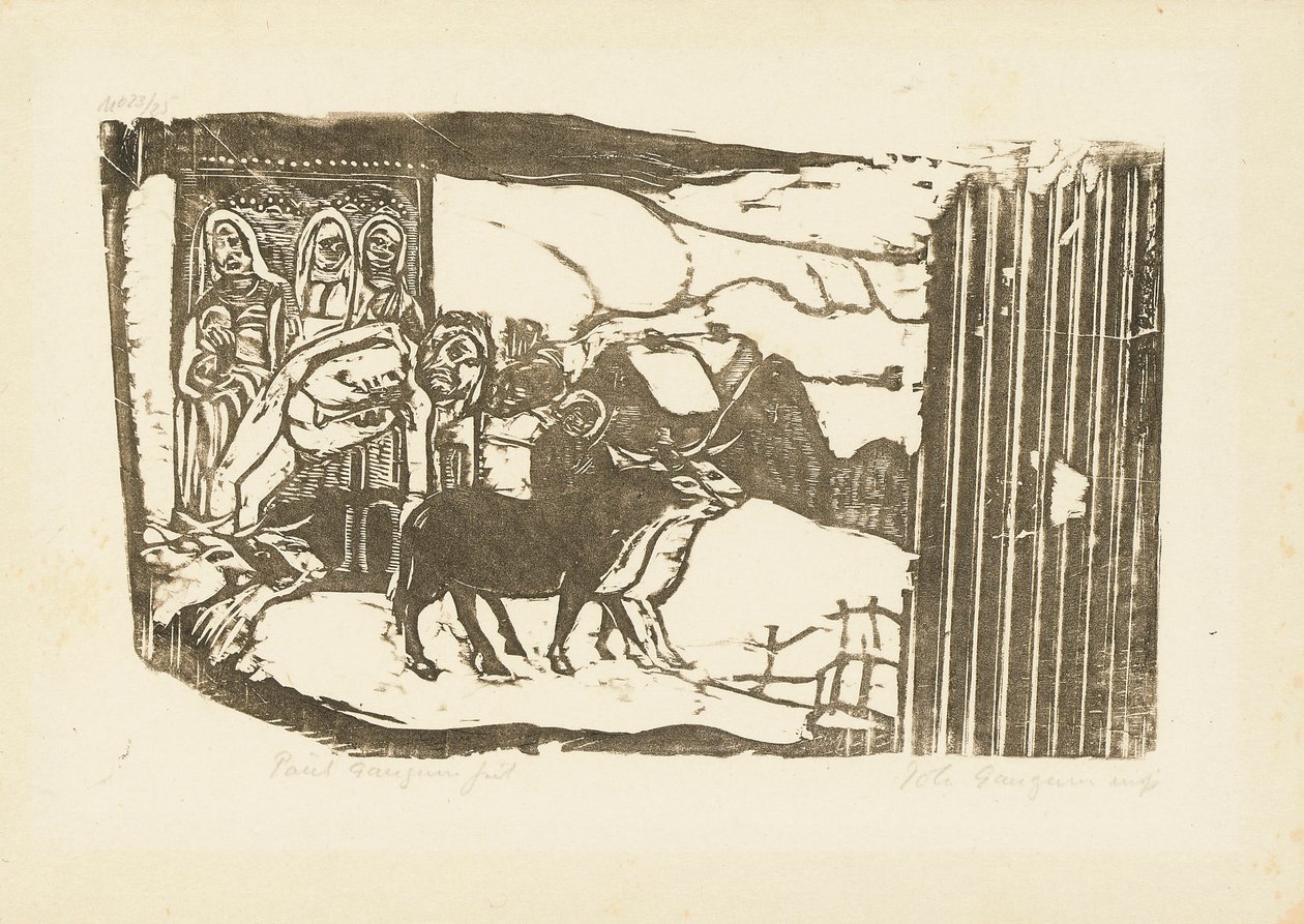 Breton Calvary, 1898-99 by Paul Gauguin