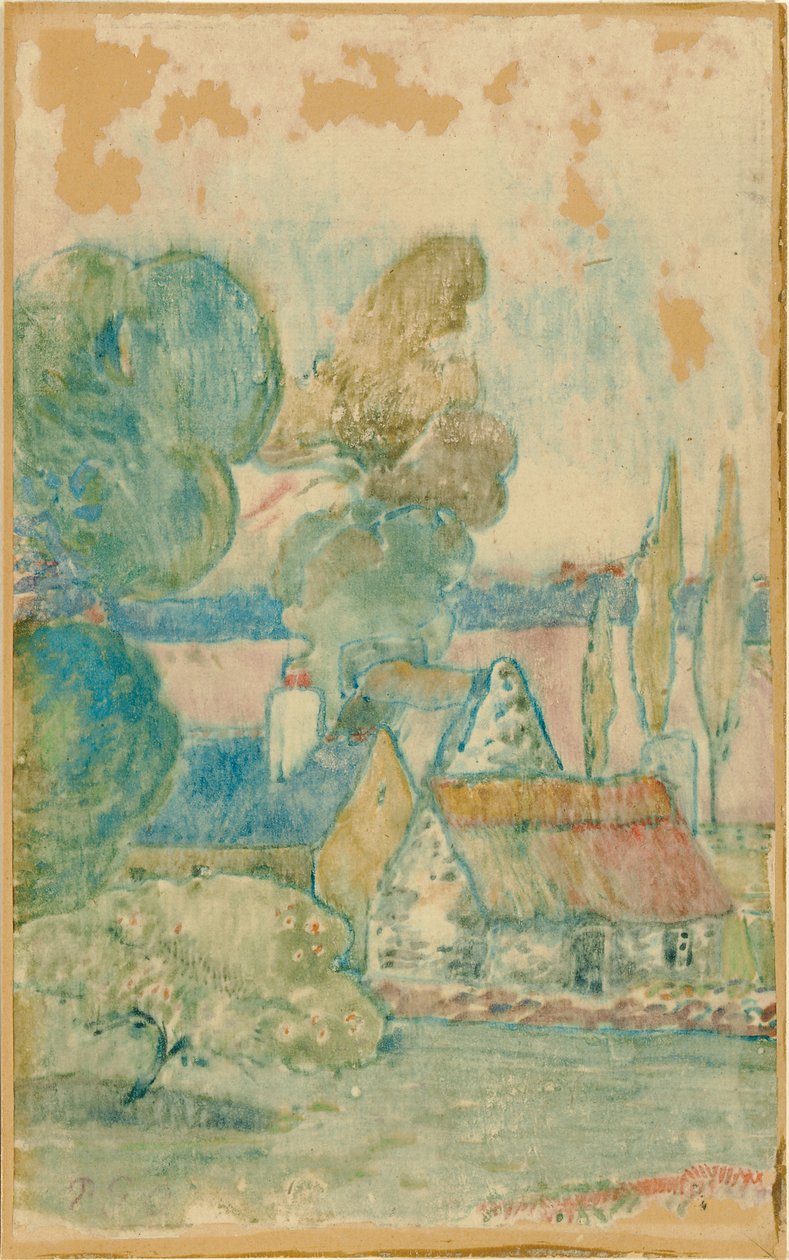 Kulübeler by Paul Gauguin