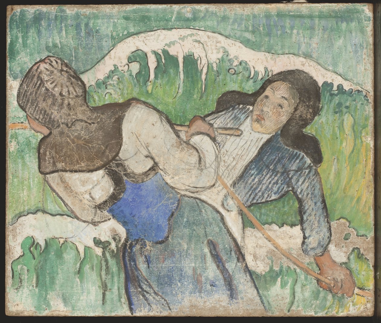 Goëmon Balıkçı Kadınları, 1888-90 dolayları by Paul Gauguin