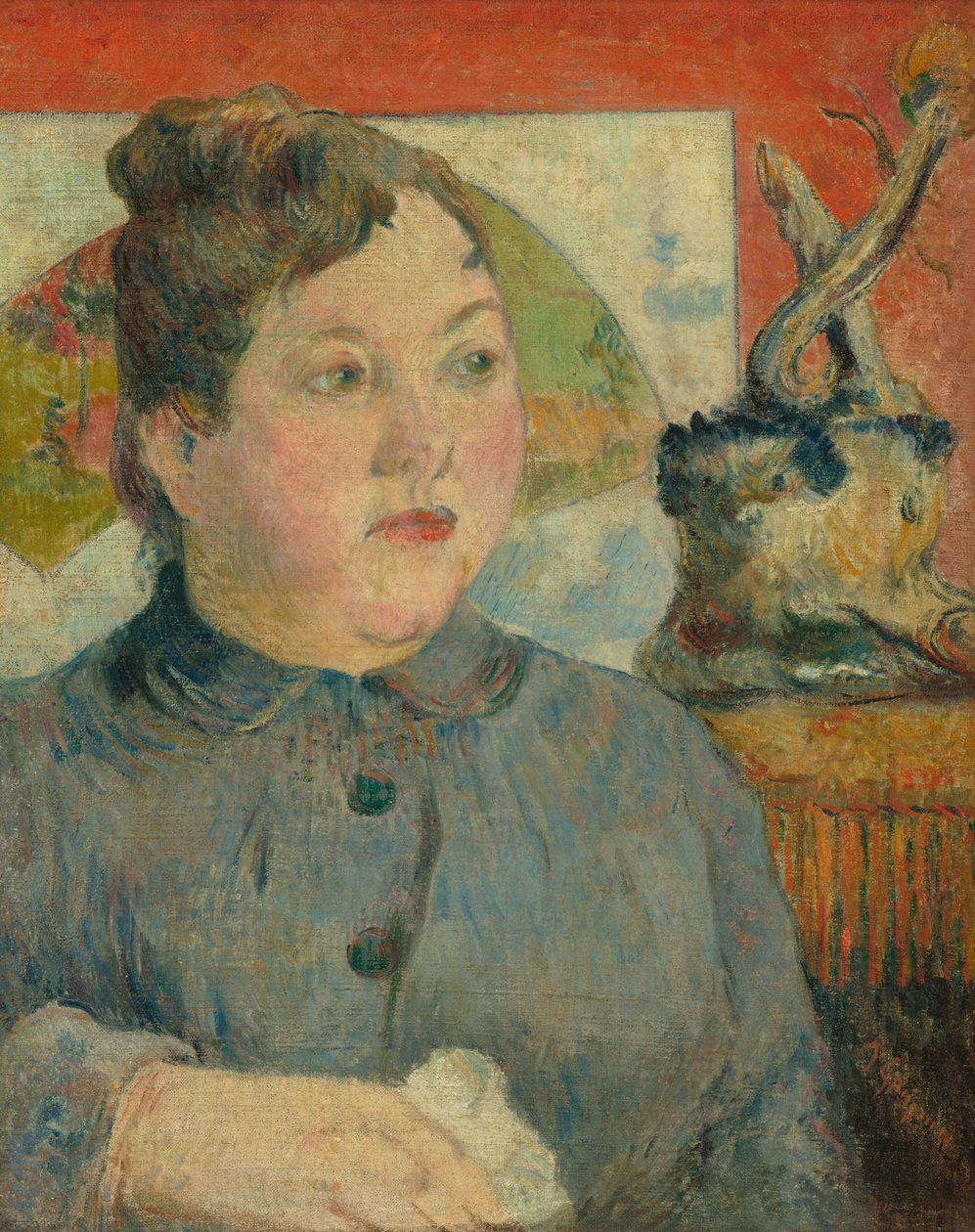 Madam Alexandre Kohler, 18871888. by Paul Gauguin