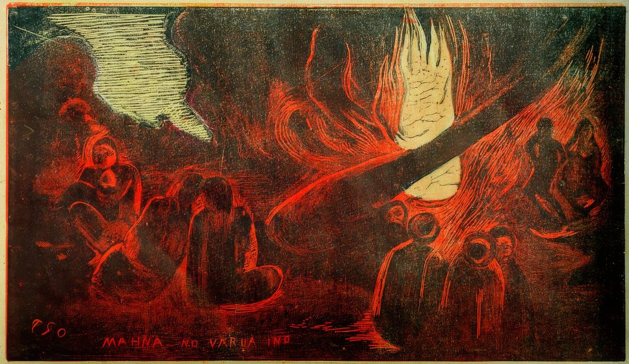Kötü Ruhlar İçin Sıcaklık by Paul Gauguin