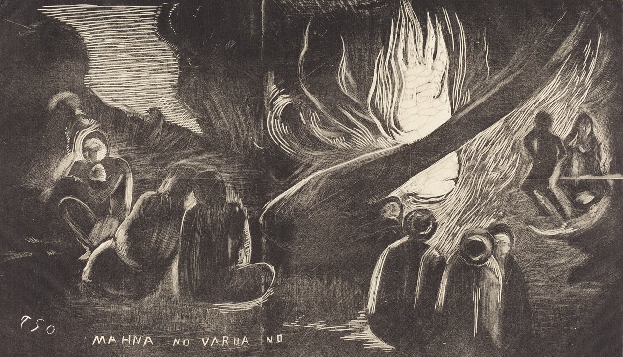 Mahna no Varua Ino Şeytan Konuşuyor, 18941895. by Paul Gauguin