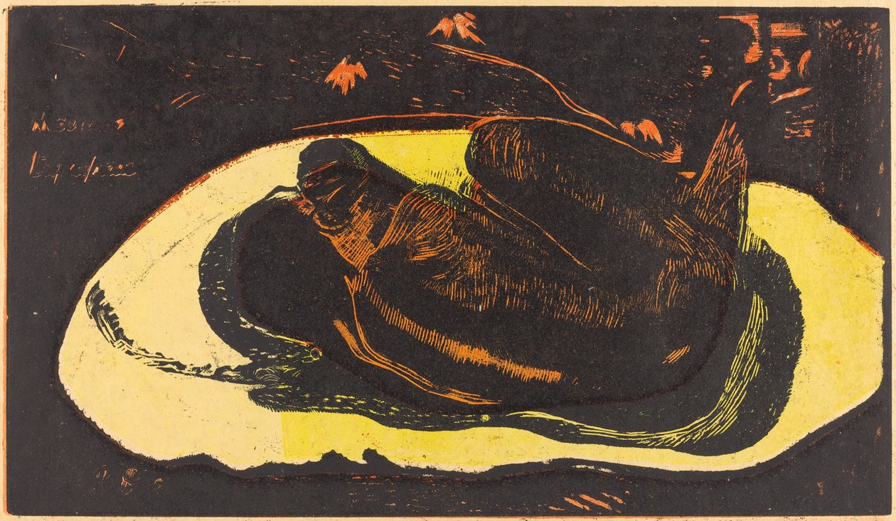 Manao Tupapau (Bir Ruhun Perisi Olmuştur) by Paul Gauguin