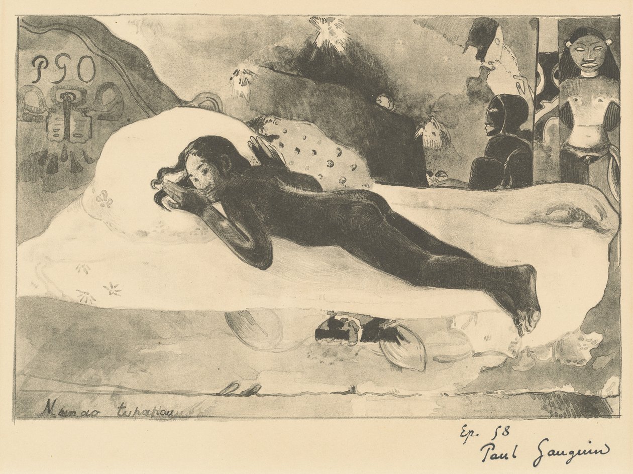 Manao Tupapau (Bir Ruhun Perisi Olmuştur) by Paul Gauguin