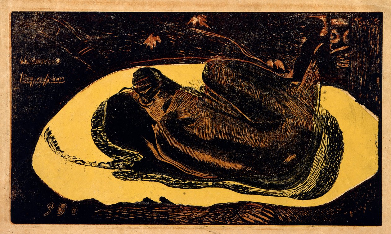 Manao Tupapau Ölülerin Ruhu İzleme, 1893-1894. by Paul Gauguin