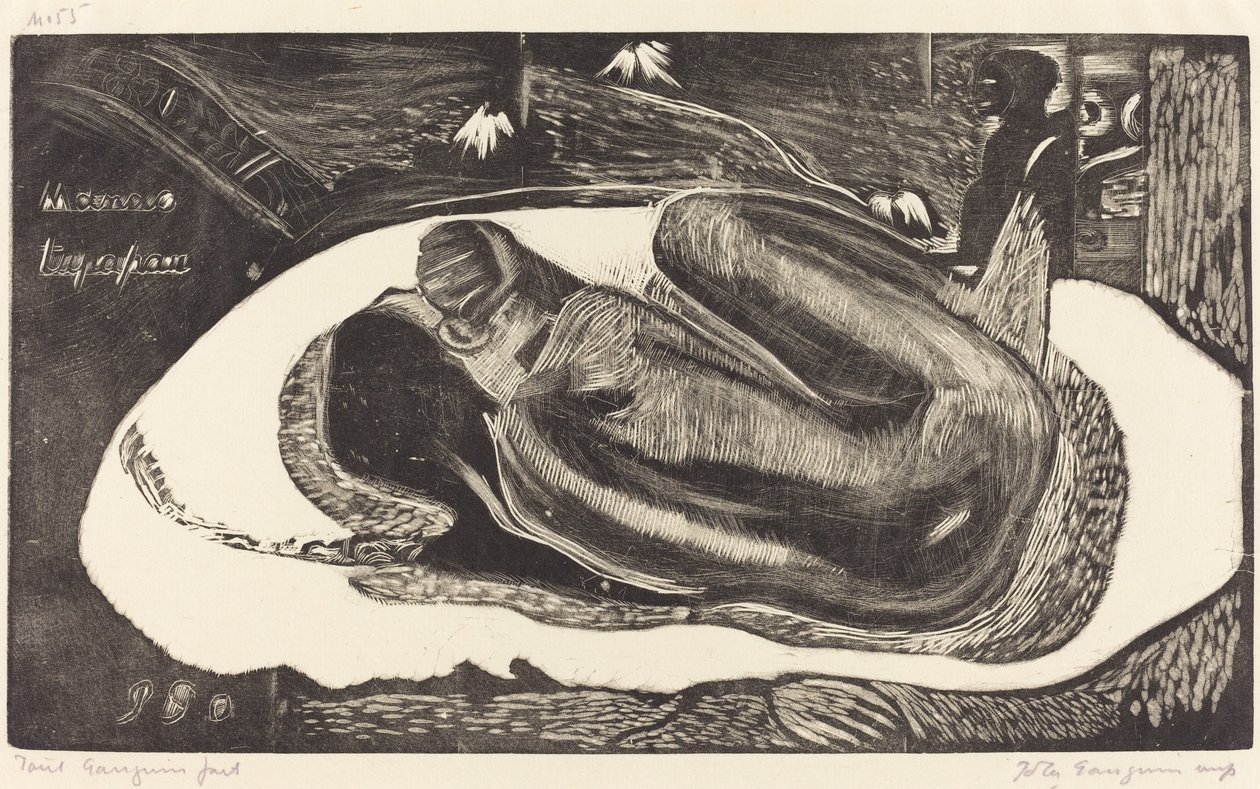 Manoa Tupapau (Bir Ruhun Perisi Olmuştur) by Paul Gauguin