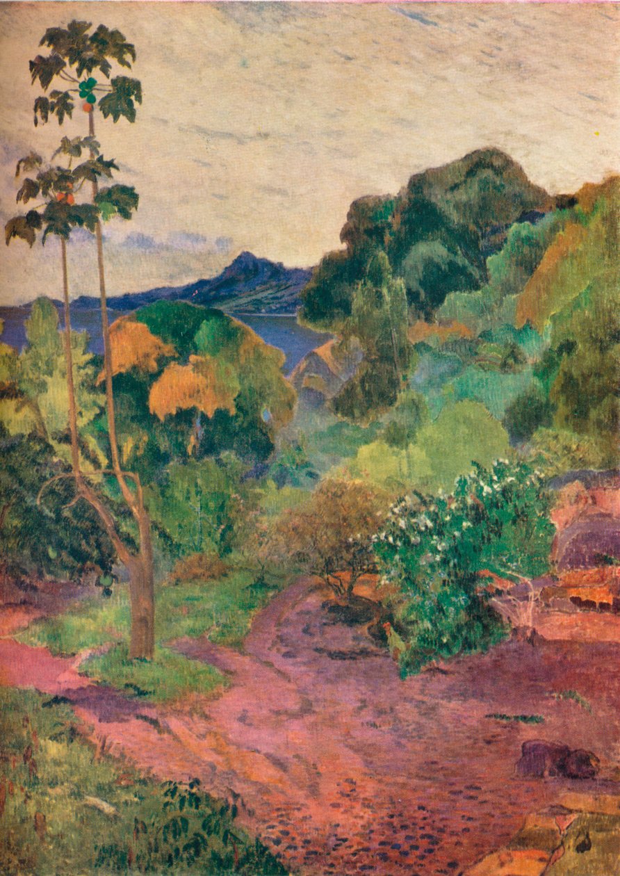 Martinik Manzarası, 1887 by Paul Gauguin