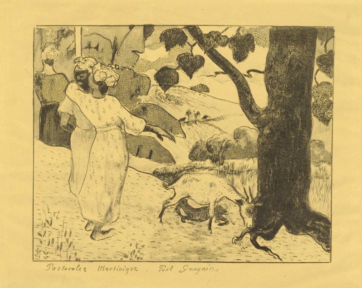 Martinik Pastoralleri by Paul Gauguin