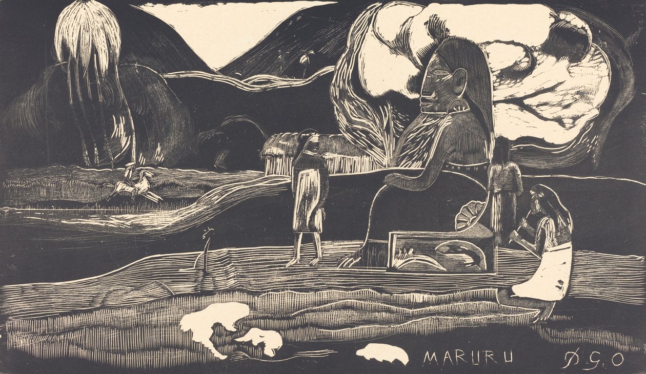 Maruru Teşekkür Ederiz. by Paul Gauguin