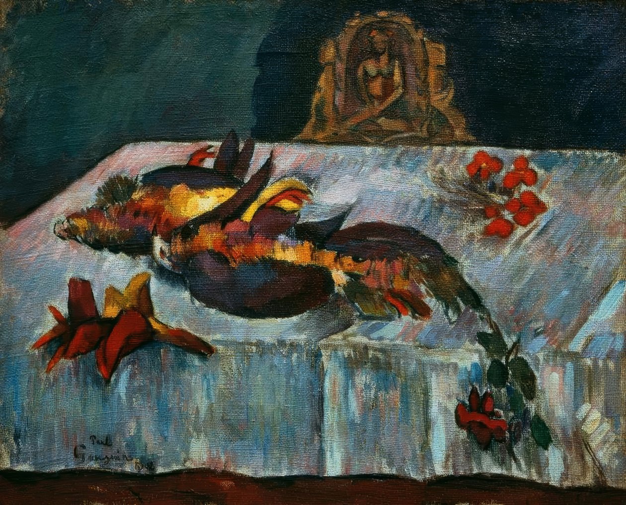 Egzotik kuşlar ile natürmort by Paul Gauguin