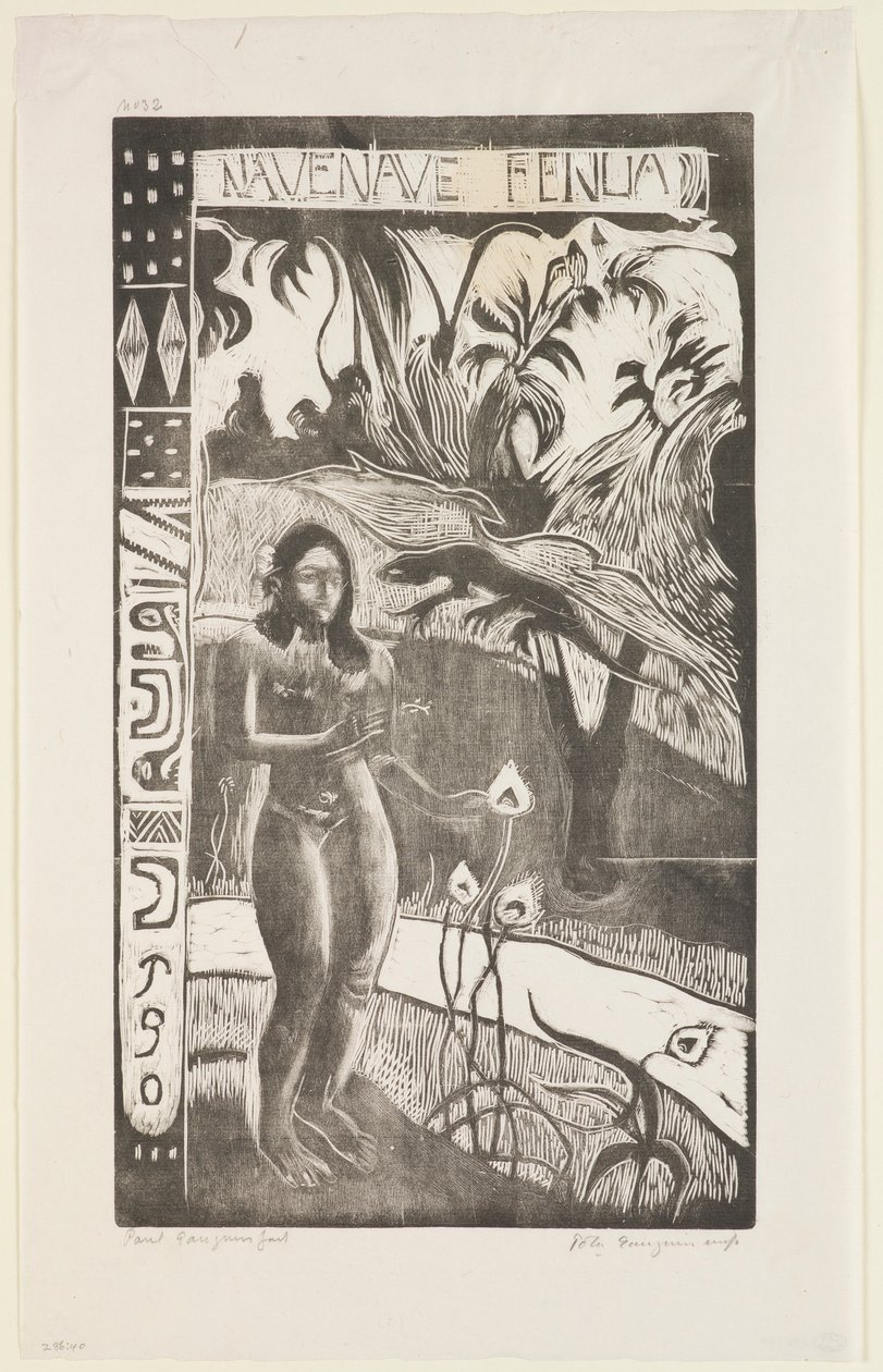 Nave Nave Fenua, “Noa Noa” dizisinden by Paul Gauguin