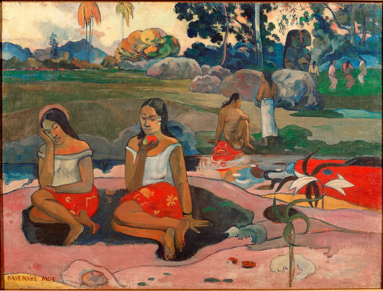 Nave nef moe (Tatlı rüyalar) Tablo Paul Gauguin (1848-1903) 1894 Güneş. 73x98 cm Saint Petersburg, Ermitaj Müzesi by Paul Gauguin