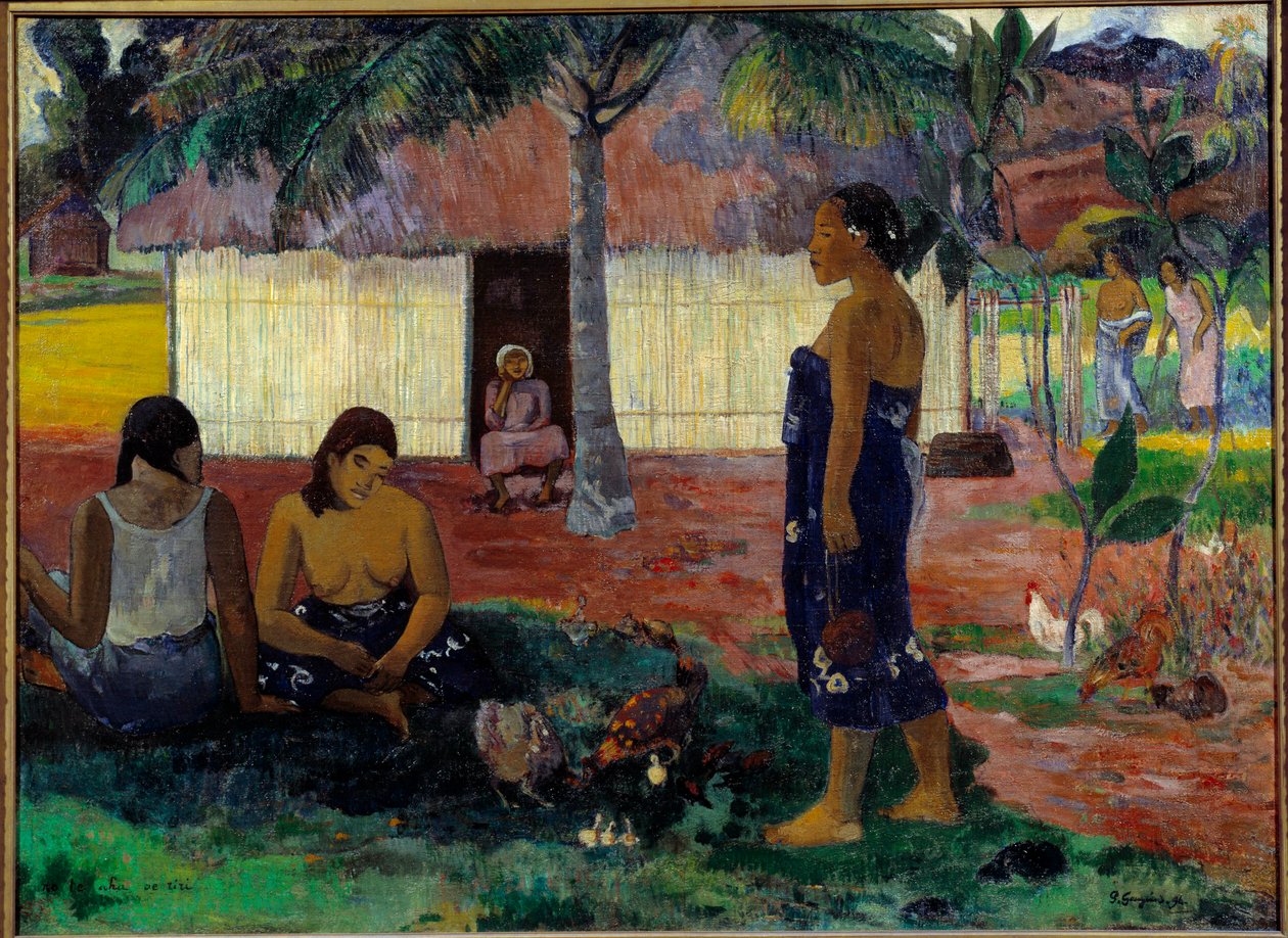 Neden kızgınsın? by Paul Gauguin