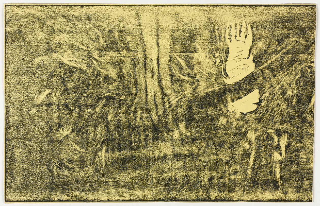 Noa Noa: Şeytan Konuşuyor (Mahna No Varua Ino) (rekto) by Paul Gauguin