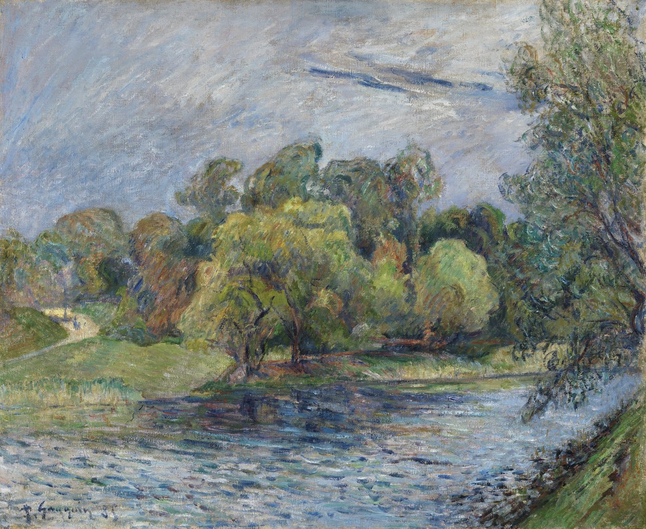 Oestervold Parkı, Kopenhag by Paul Gauguin