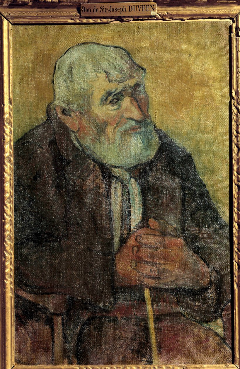 Sopalı yaşlı adam, Paul Gauguin (1848-1903) 1890 by Paul Gauguin
