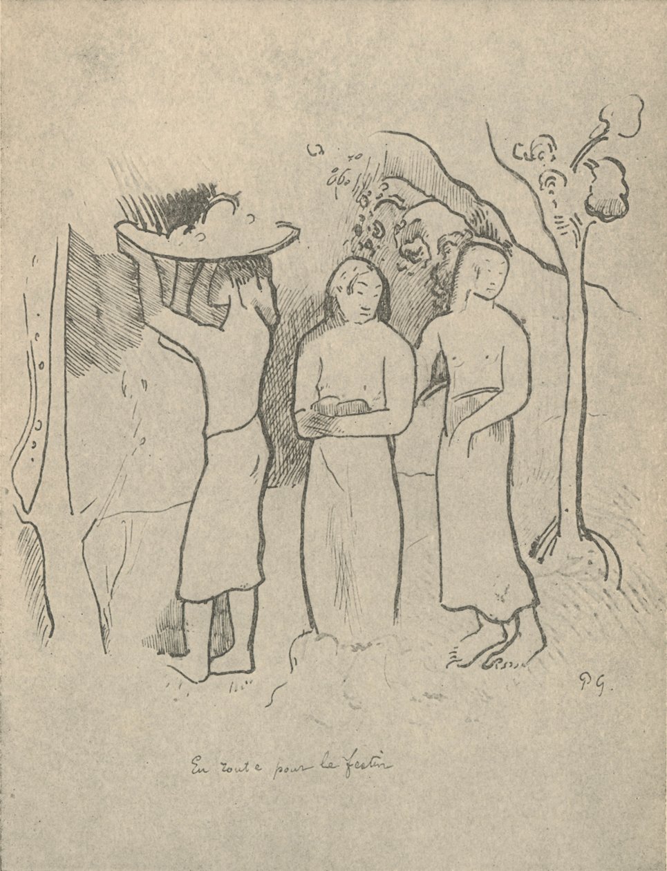 Bayram Yolunda, 1936 by Paul Gauguin