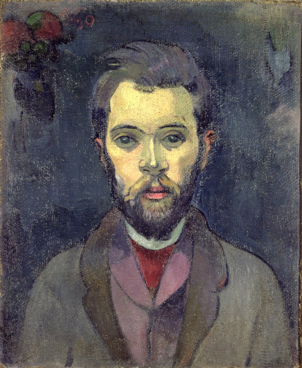 William Molard'ın (1862-1936), İsveçli bestecinin portresi, c.1893-94 by Paul Gauguin