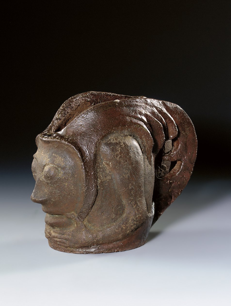 Grotesk başlı çömlek, 1895 dolayları by Paul Gauguin