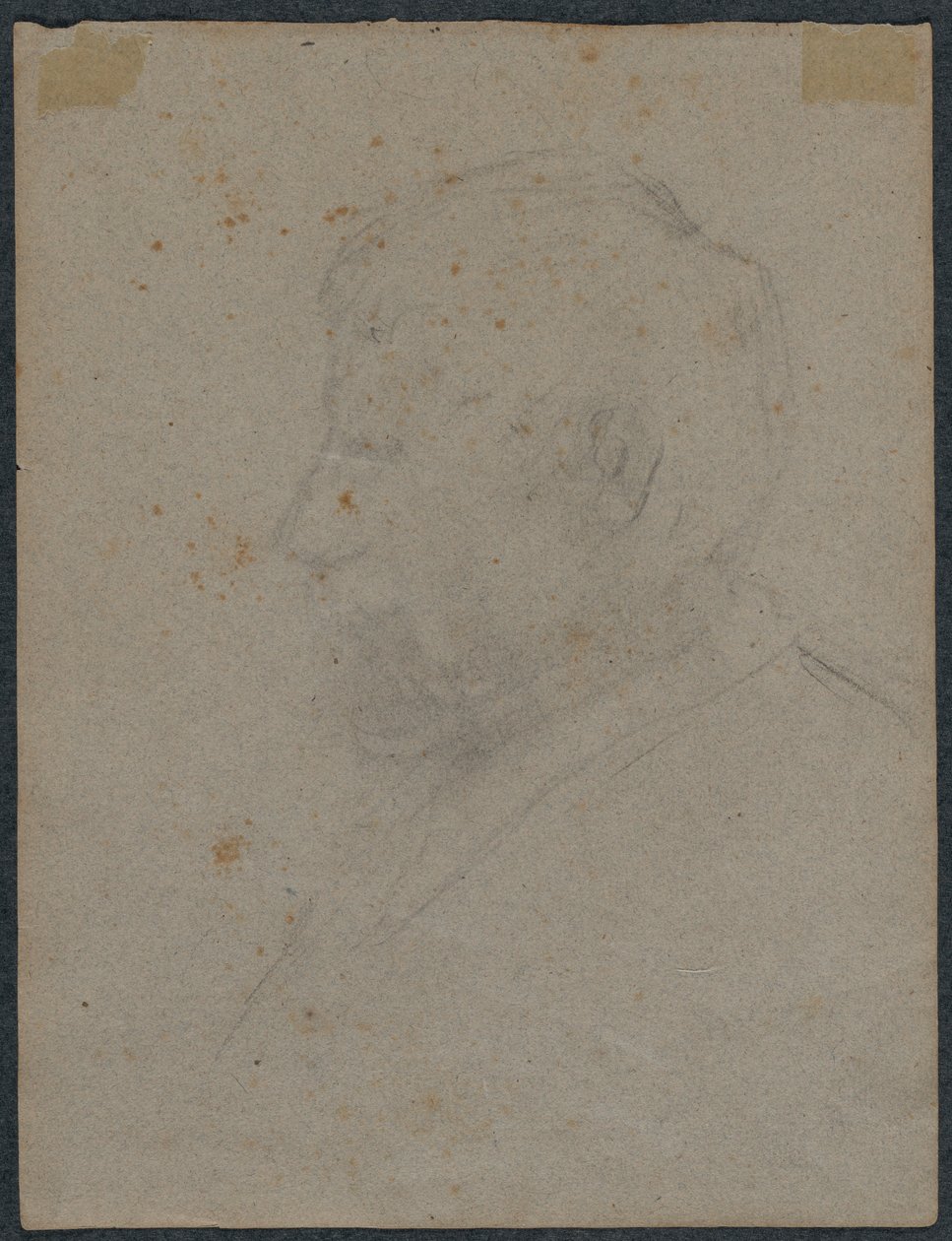 Bir Adamın Profil Büstü (verso) by Paul Gauguin