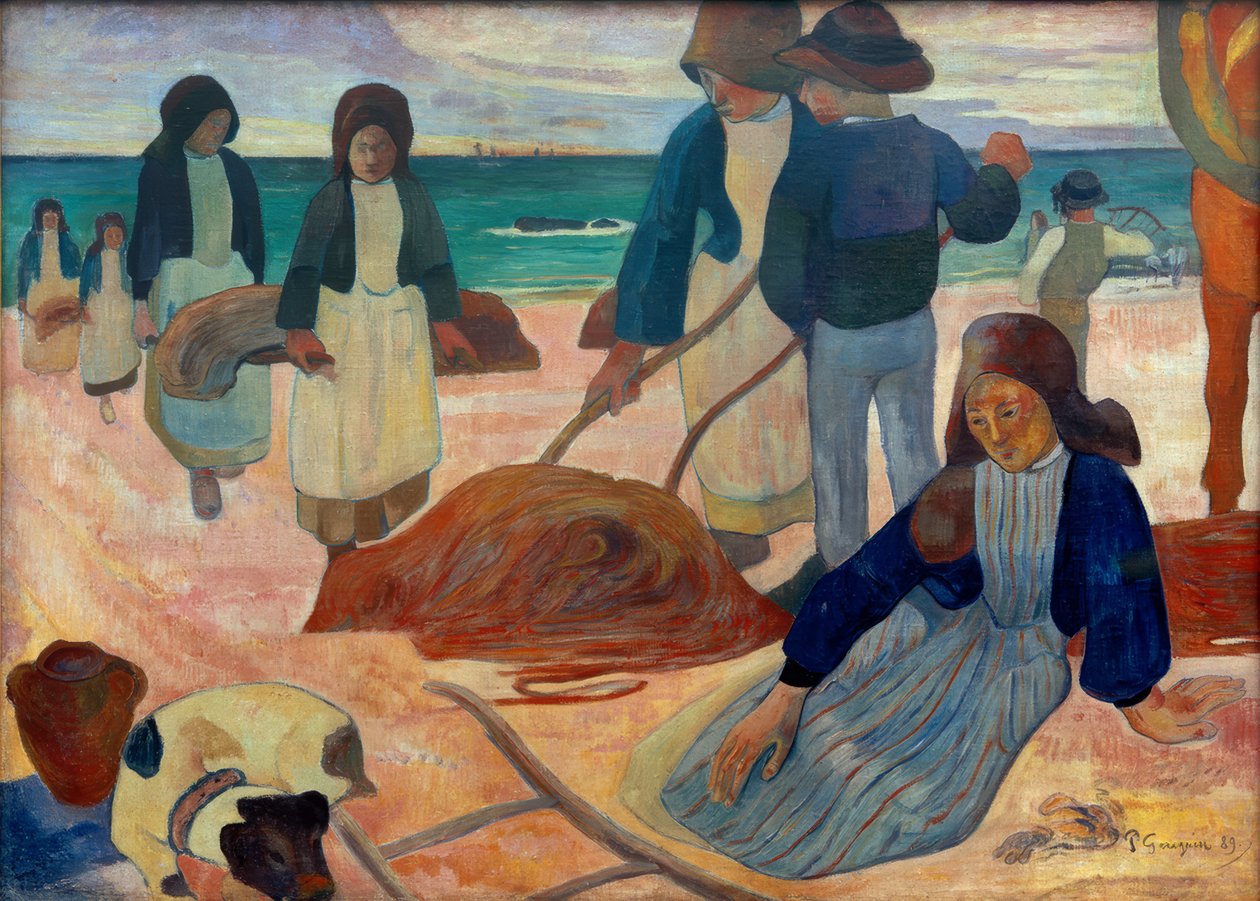 Ramasseuses de varech II (Bretonische Tangsammlerinnen II) by Paul Gauguin