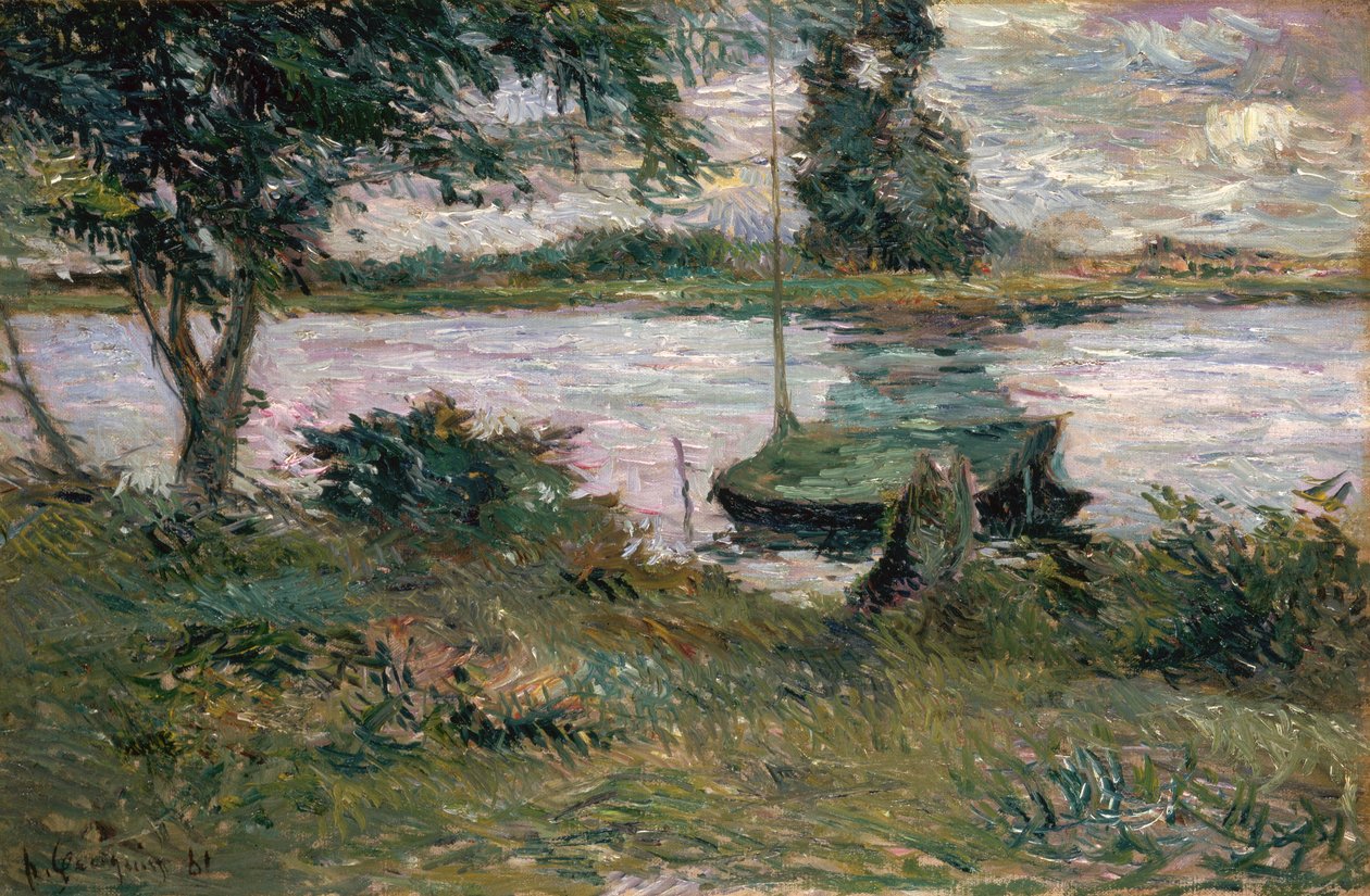 Nehir kıyısı by Paul Gauguin