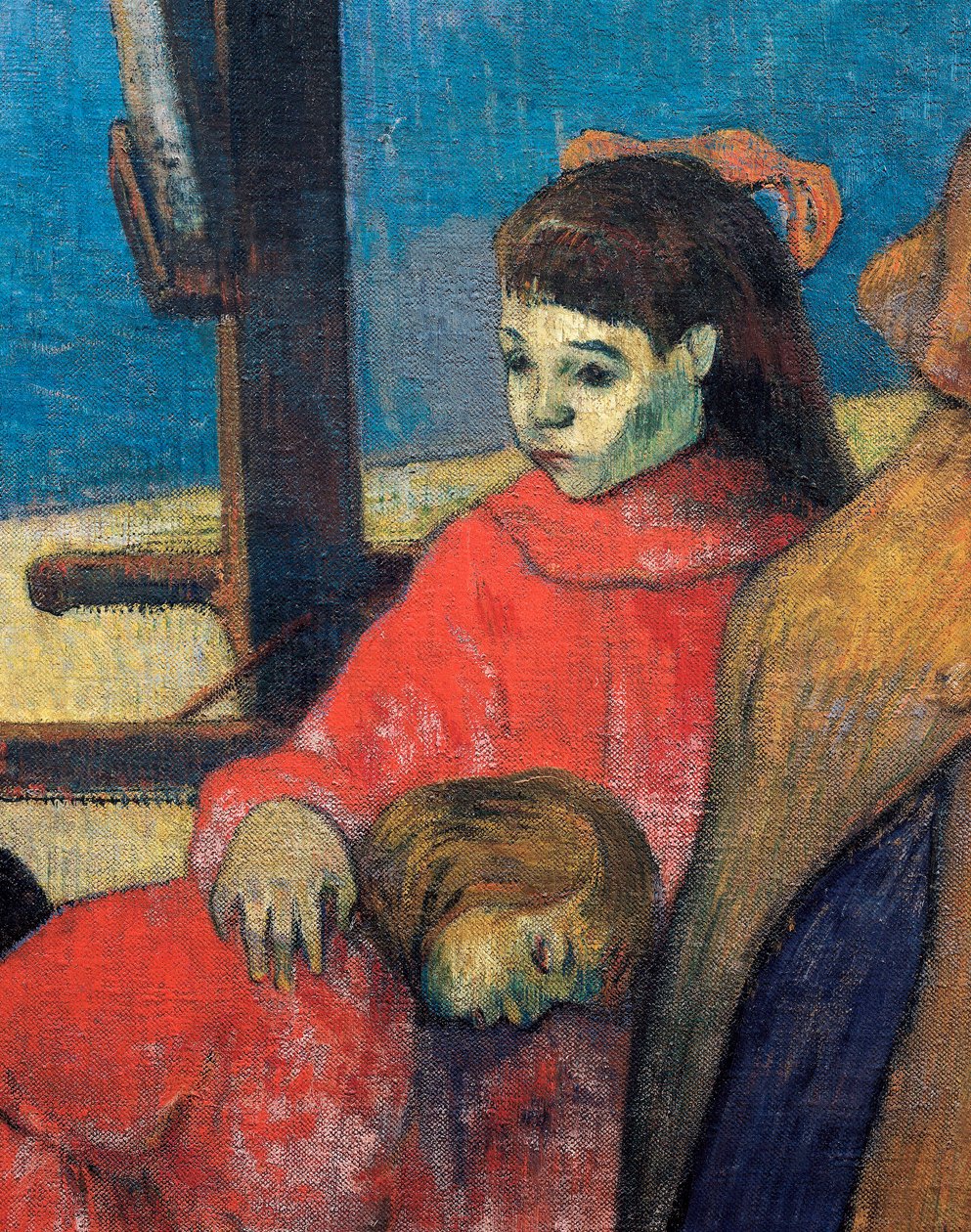 Schuffenecker ailesi (detay) by Paul Gauguin