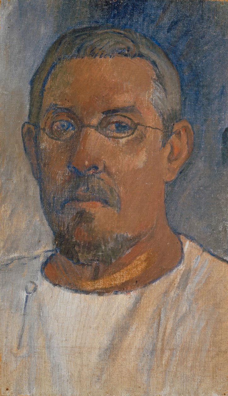 Gözlüklü Otoportre, 1903. by Paul Gauguin