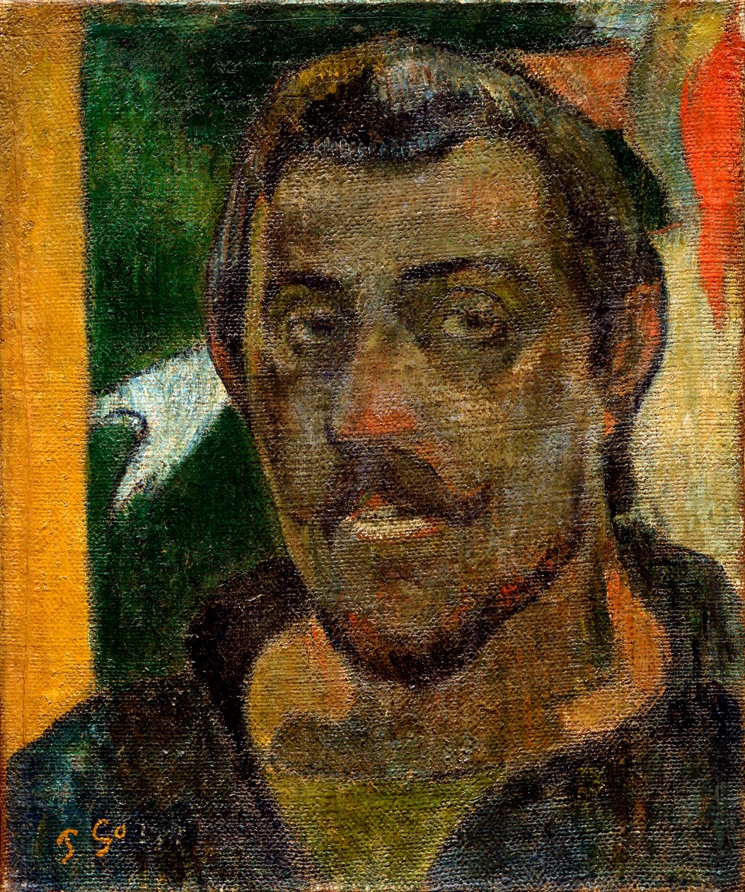 Otoportre, 1890-1894. by Paul Gauguin
