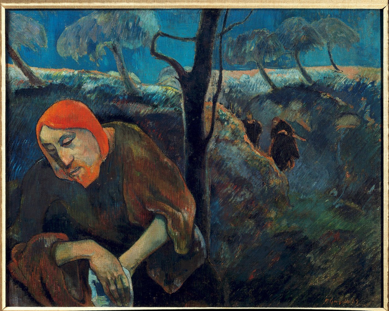 Otoportre veya “Zeytin Bahçesinde İsa”” Tablosu Paul Gauguin (1848-1903) 1889 Palm Beach. Norton Sanat Müzesi by Paul Gauguin