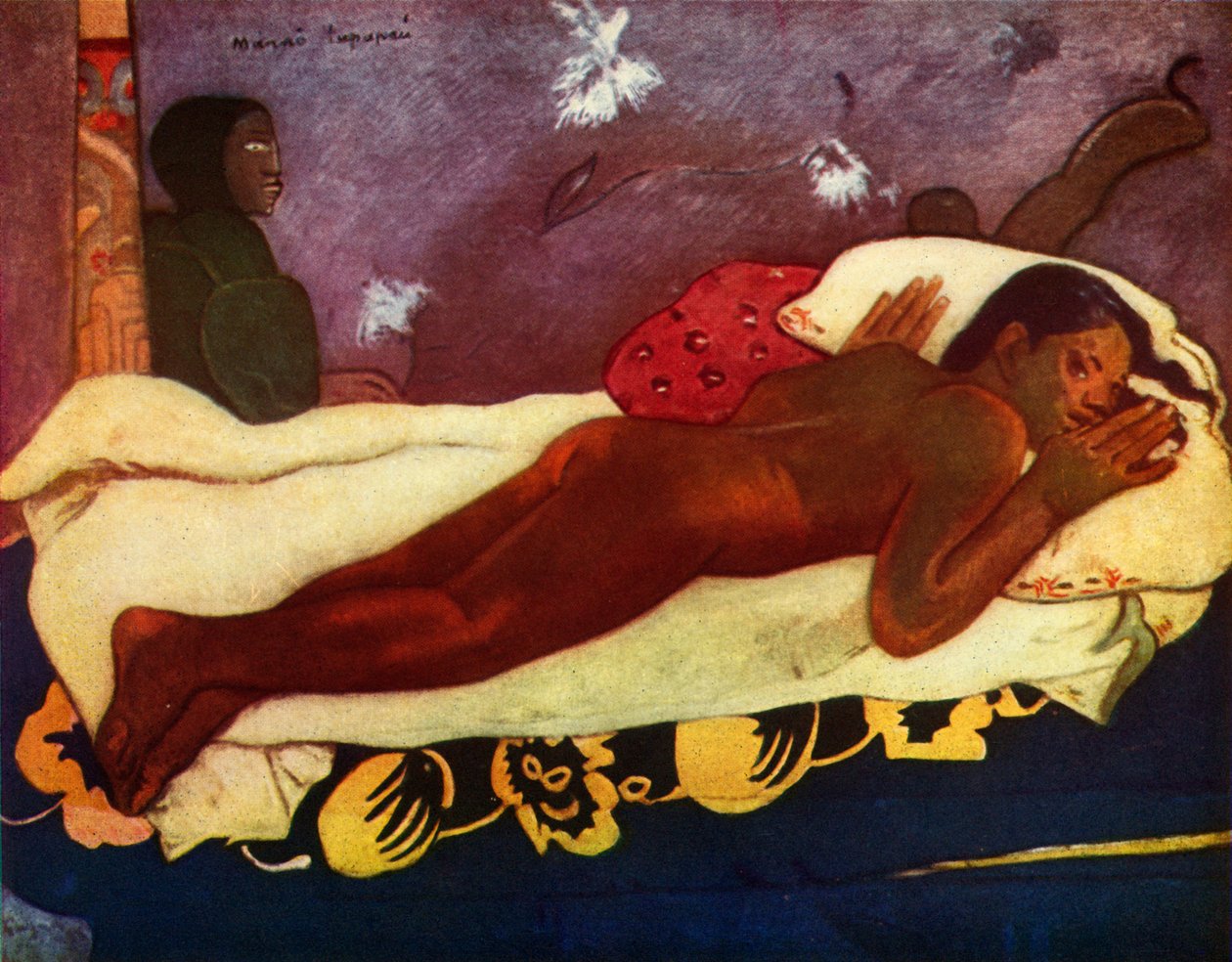 Ölülerin Ruhu İzleme, 1936 by Paul Gauguin