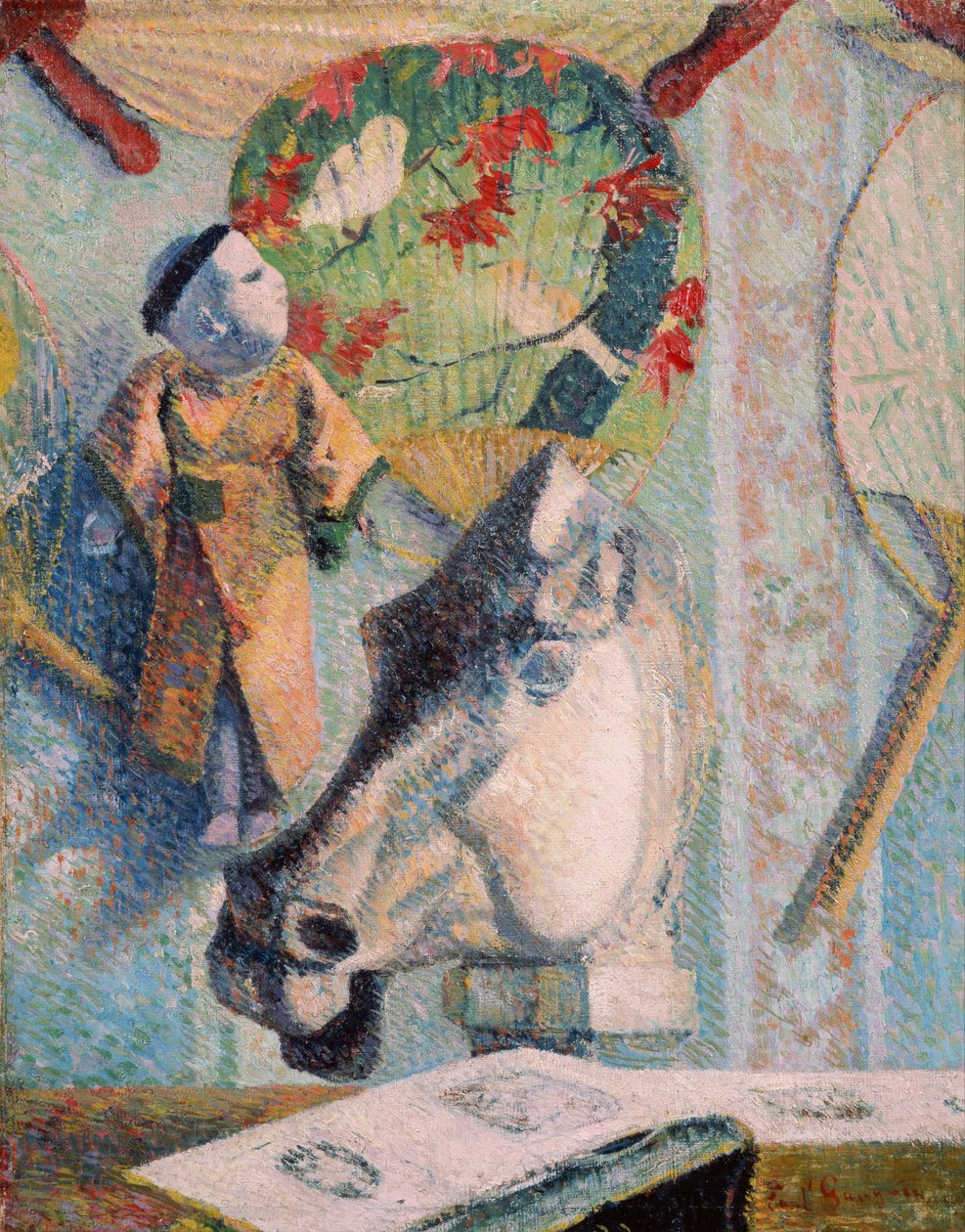 At Kafalı Natürmort by Paul Gauguin