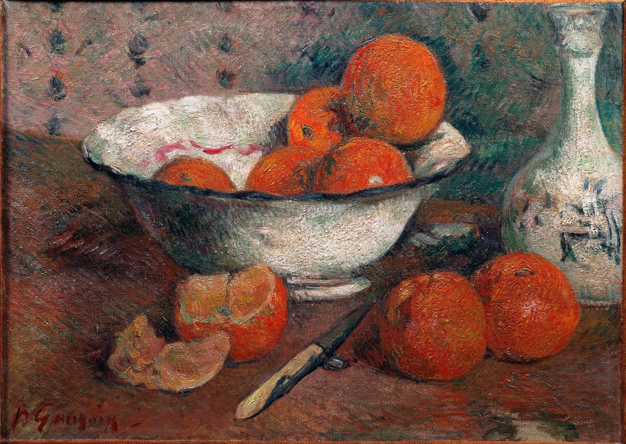 Portakallı Natürmort by Paul Gauguin