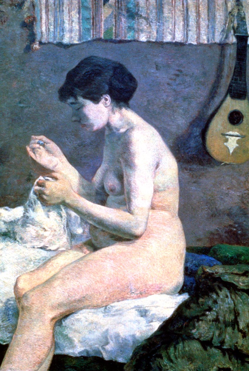 Bir Çıplak Çalışması, 1880 by Paul Gauguin